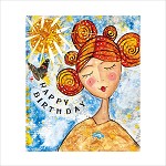 dubbele wenskaart met envelop
15 x 15 cm
kringlooppapier