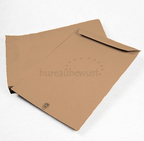 Hoofdkwartier Kostuum Handelsmerk C5 envelop kringloop-bruin, pakje à 50 stuks - kringloop bruin - Bureau